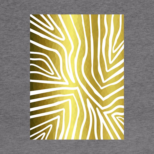 ZEBRA Stripes Gold. by SartorisArt1